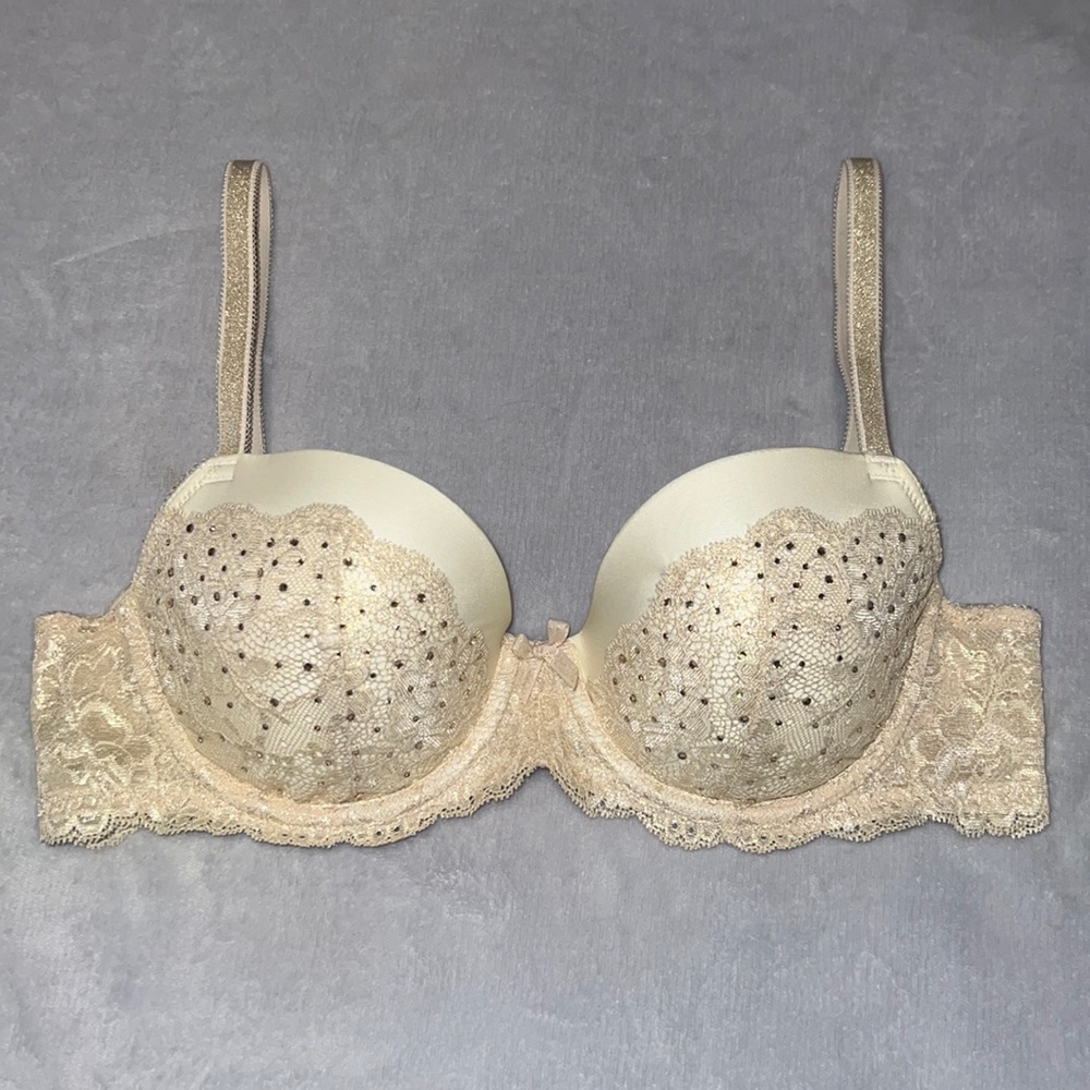 Victoria Secret Dream Angels Lined Demi Bra 36B